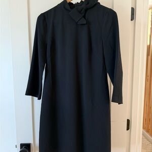 Eliza J Elegant Navy Long Sleeve Dress